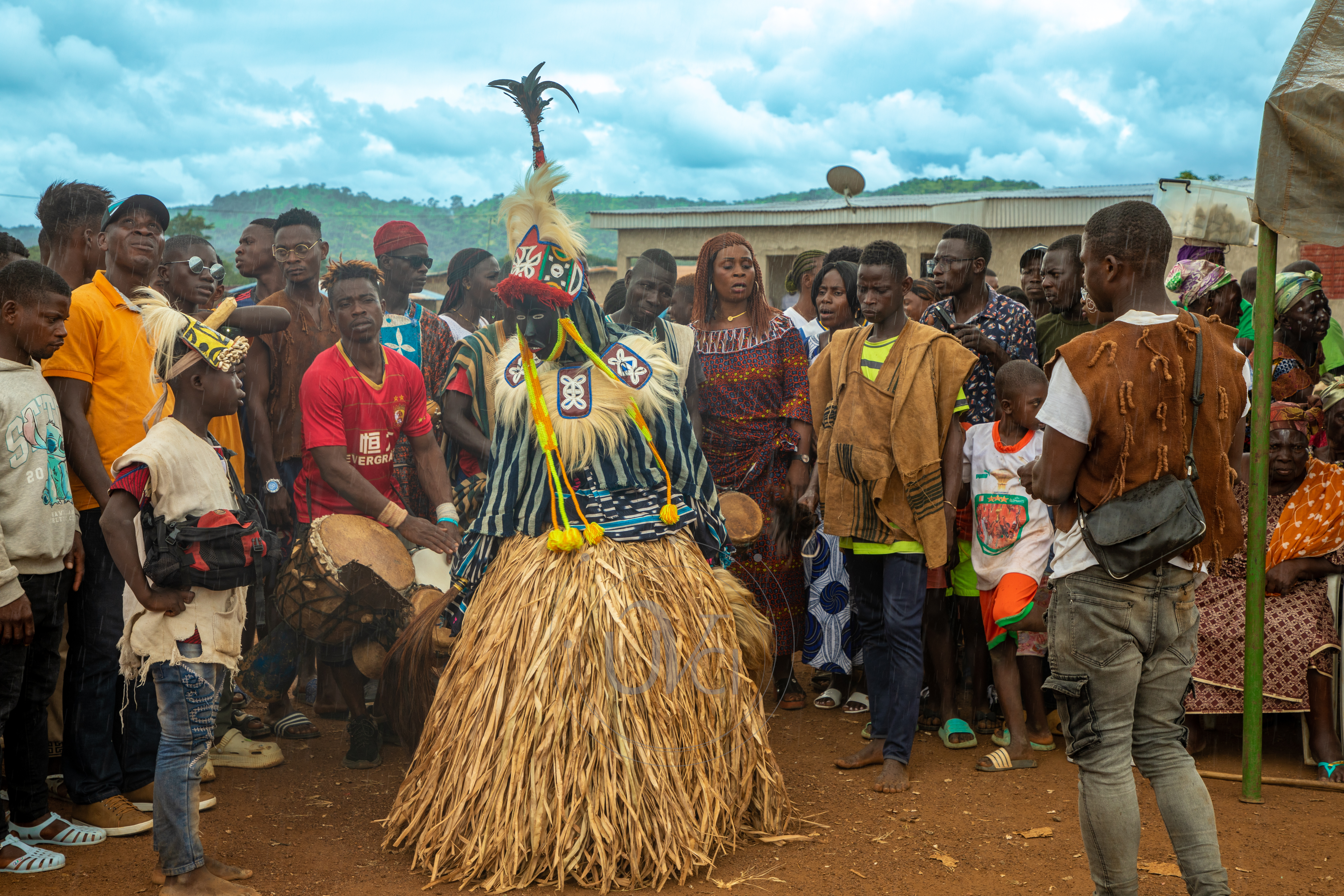 La danse du masque, chez les Yacouba